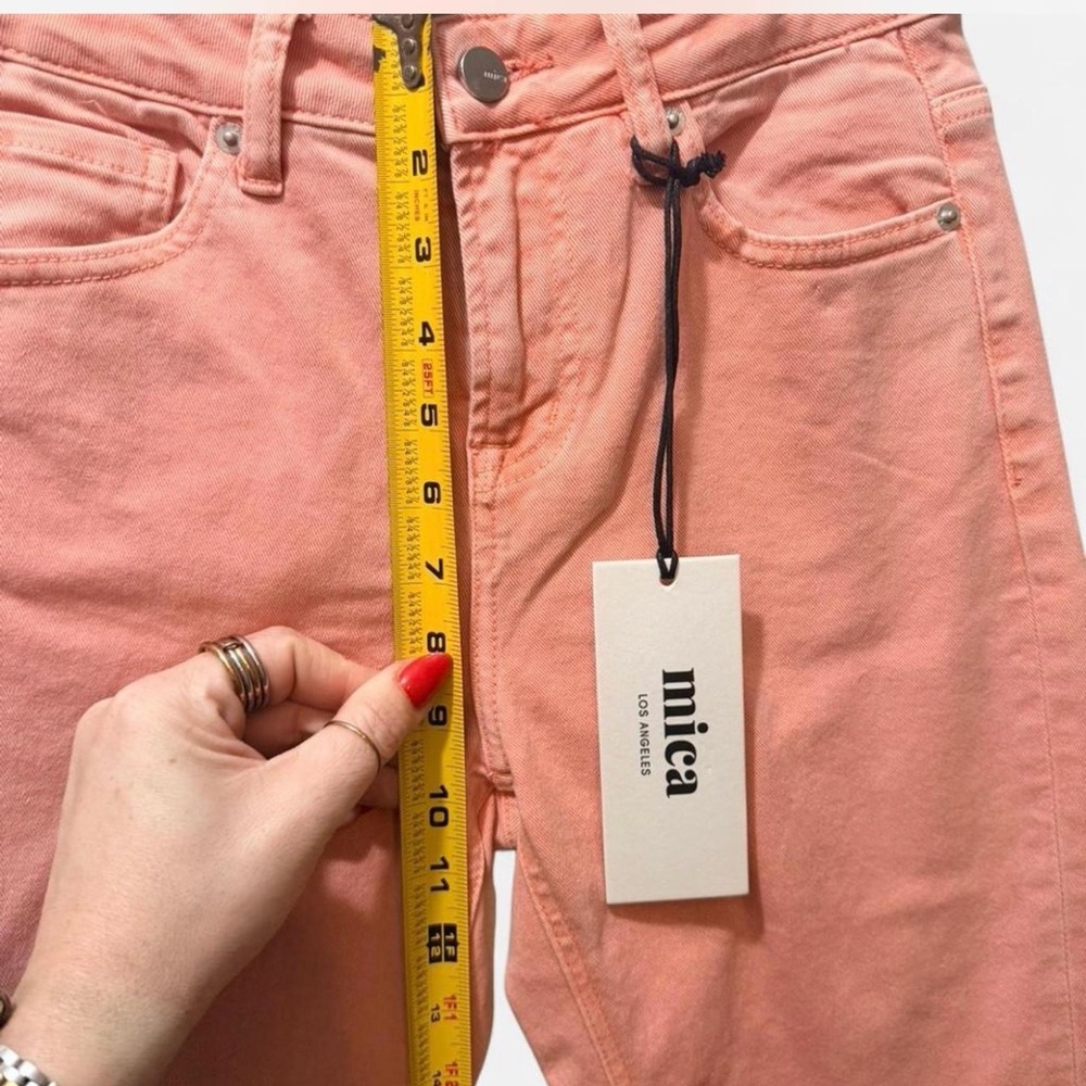 NWT MICA SIZE 25 Women's Coral Pink Jeans - Picture 6 of 8